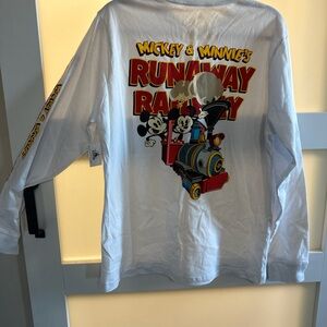 Mickey & Minnie's Runaway Railway Kids White Shirt